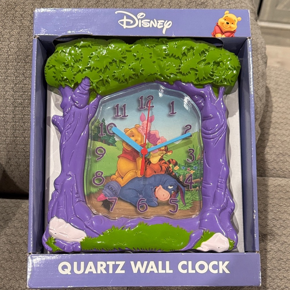 Vintage Disney Winnie the Pooh Quartz Wall Clock